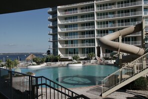 Indoor pool, outdoor pool