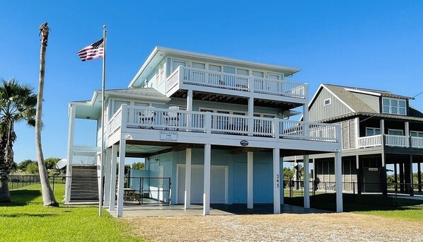 House, 3 Bedrooms | Exterior - Bolivar Del Mar 3 Bedroom Home by RedAwning (Port Bolivar)