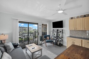 Smart TV, offices - Ocean Villa A205 - Romantic Beachfront Getaway (Hilton Head Island)