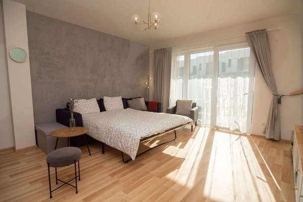 Sofa converts into a sofa bed