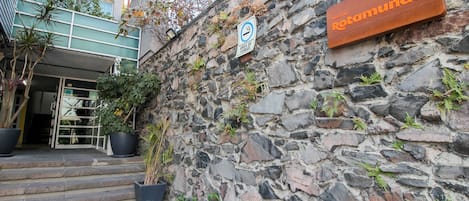 Voorkant van accommodatie