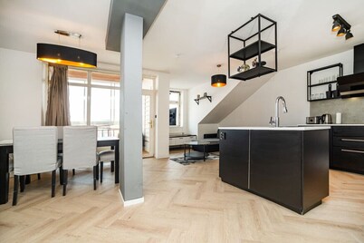 Big 4-bedroom flat, terrace with great Vítkov view