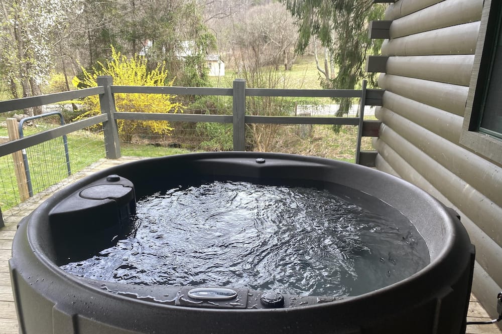 Cruso Creek(Villa 1) -  Creek, Hot Tub, Fireplace, Near Asheville, View,  WiFi