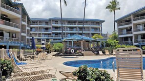 Outdoor pool, a heated pool - Summer Specials! 15% off 7 day or Longer Stays! Kona Reef Ocean Front Unit (Kailua-Kona)