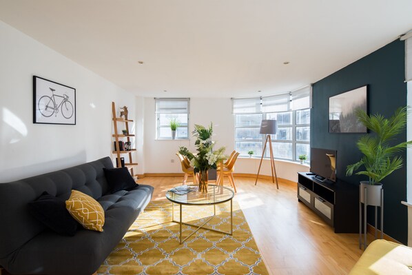 Living area - The Spitalfields Flats (London)