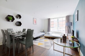 Living area - The Spitalfields Flats (London)