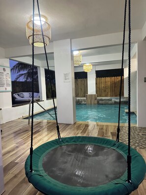 Indoor pool, outdoor pool - Ocean Dreams House PR | Private Heated Pool (Arecibo)