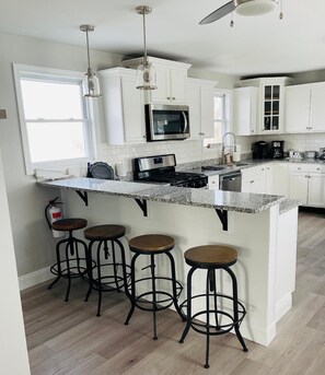 Fridge, microwave, oven, stovetop - Water Views - 2 Min Walk to Beach - Custom Beach House - Local Pool! (Villas)