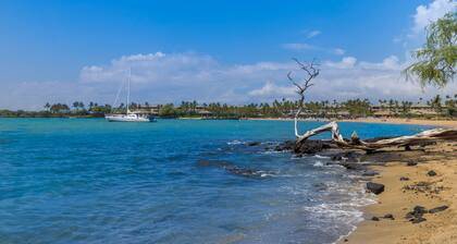 Golf getaway near the beach with patio, pools & fitness facility