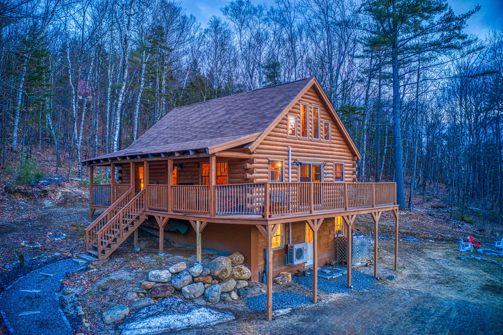 Campton Cabin - Log Cabin Home in White Mountains