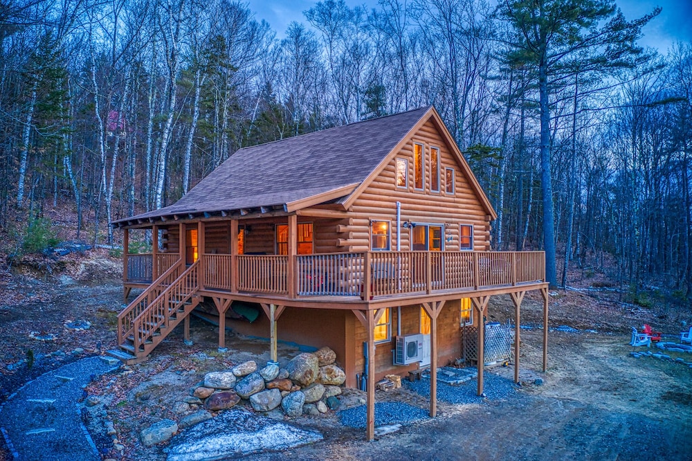 Campton Cabin - Log Cabin Home in White Mountains