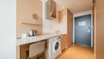 In-room safe, blackout drapes, WiFi (free), bed sheets