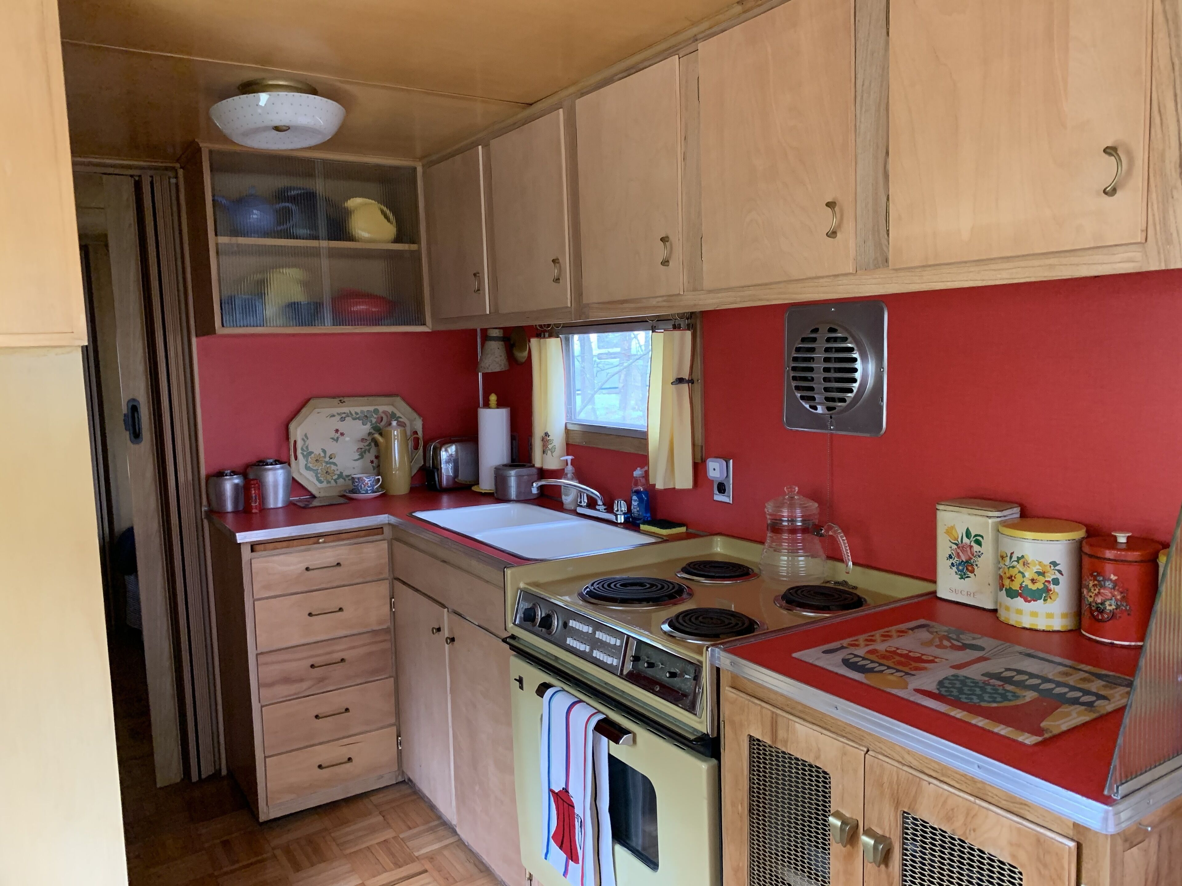 The Mansion Vintage Trailer at Tin Can Acres, 1957 Spartan Royal Mansion