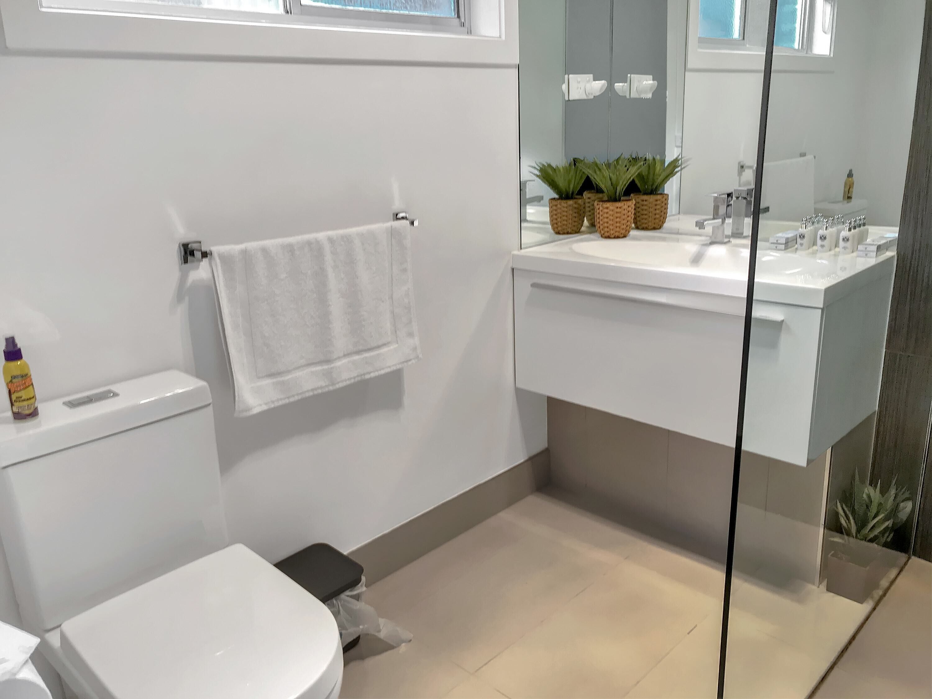 Deluxe House | Bathroom | Combined shower/bathtub, free toiletries, hair dryer