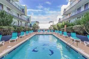 Indoor pool, outdoor pool