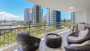 Deluxe Apartment, 2 Bedrooms | Balcony view