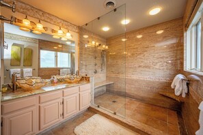 Shower, towels