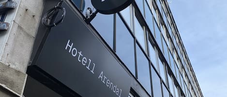 Voorkant van accommodatie