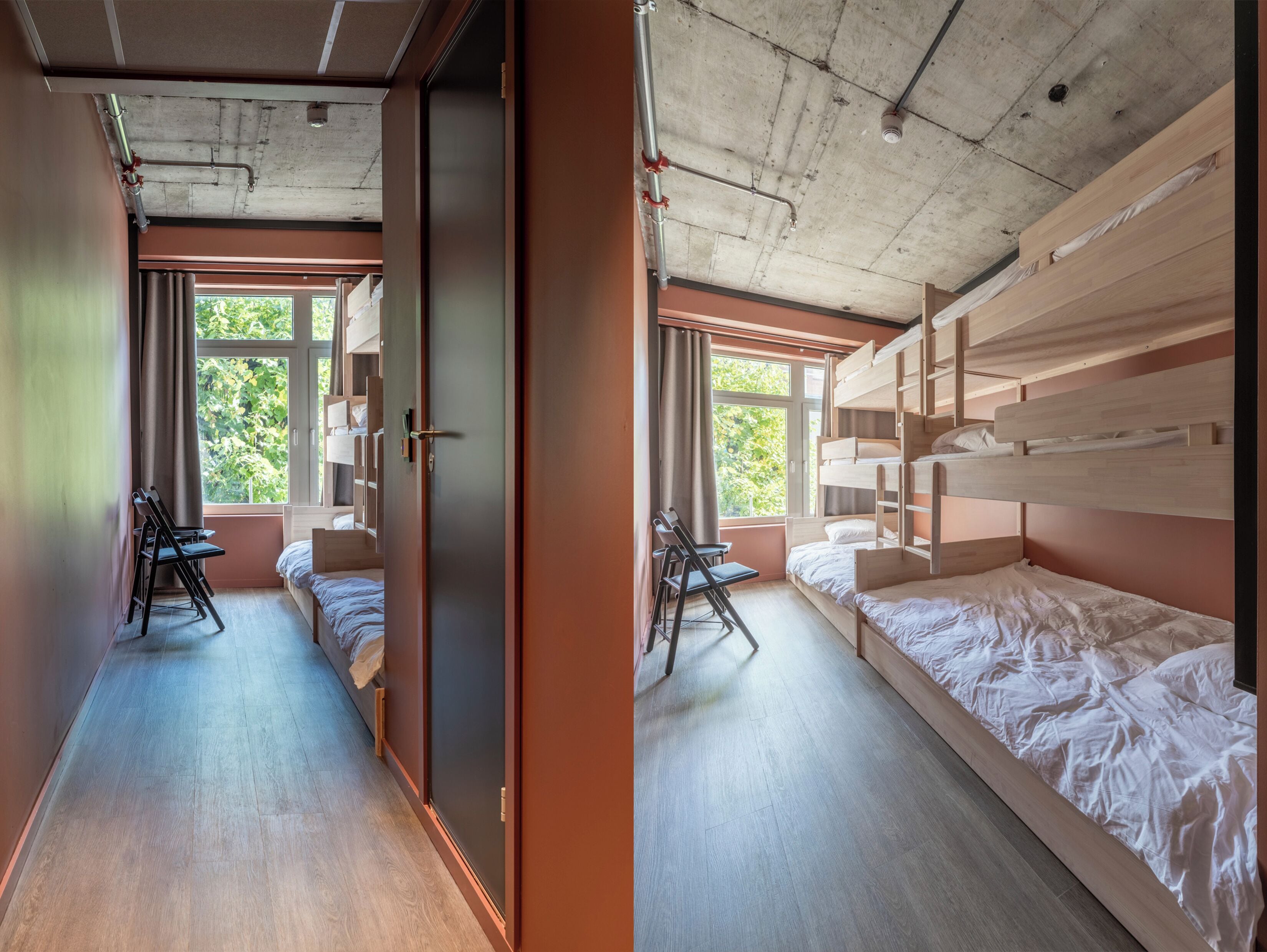 6-Bed Room | Donzen dekbedden, verduisterende gordijnen, geluiddichte muren