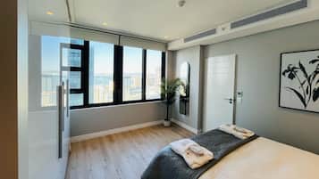 Premium bedding, pillow-top beds, in-room safe, desk