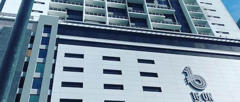 Voorkant van accommodatie