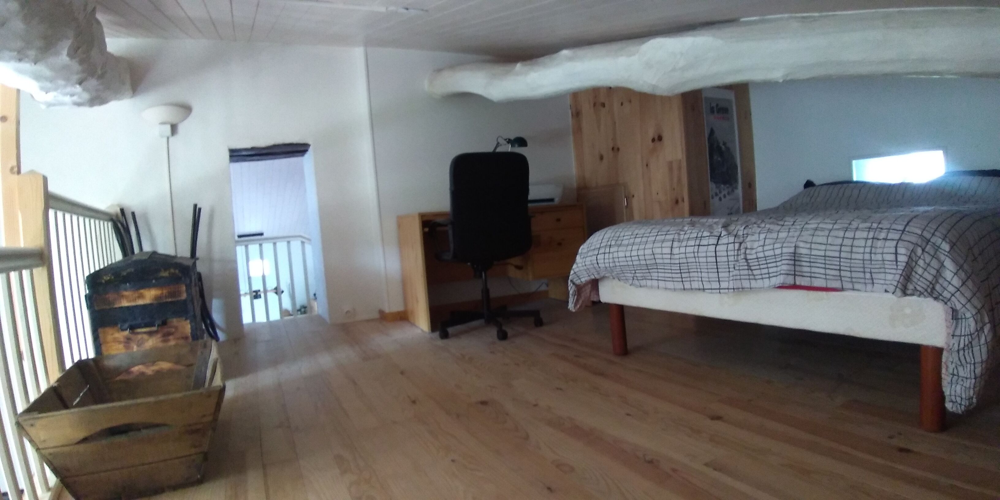 2 slaapkamers, een bureau, gratis wifi, beddengoed