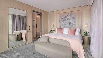 Suite, 2 habitaciones (Bishopsgate) | Ropa de cama hipoalergénica, edredón y minibar