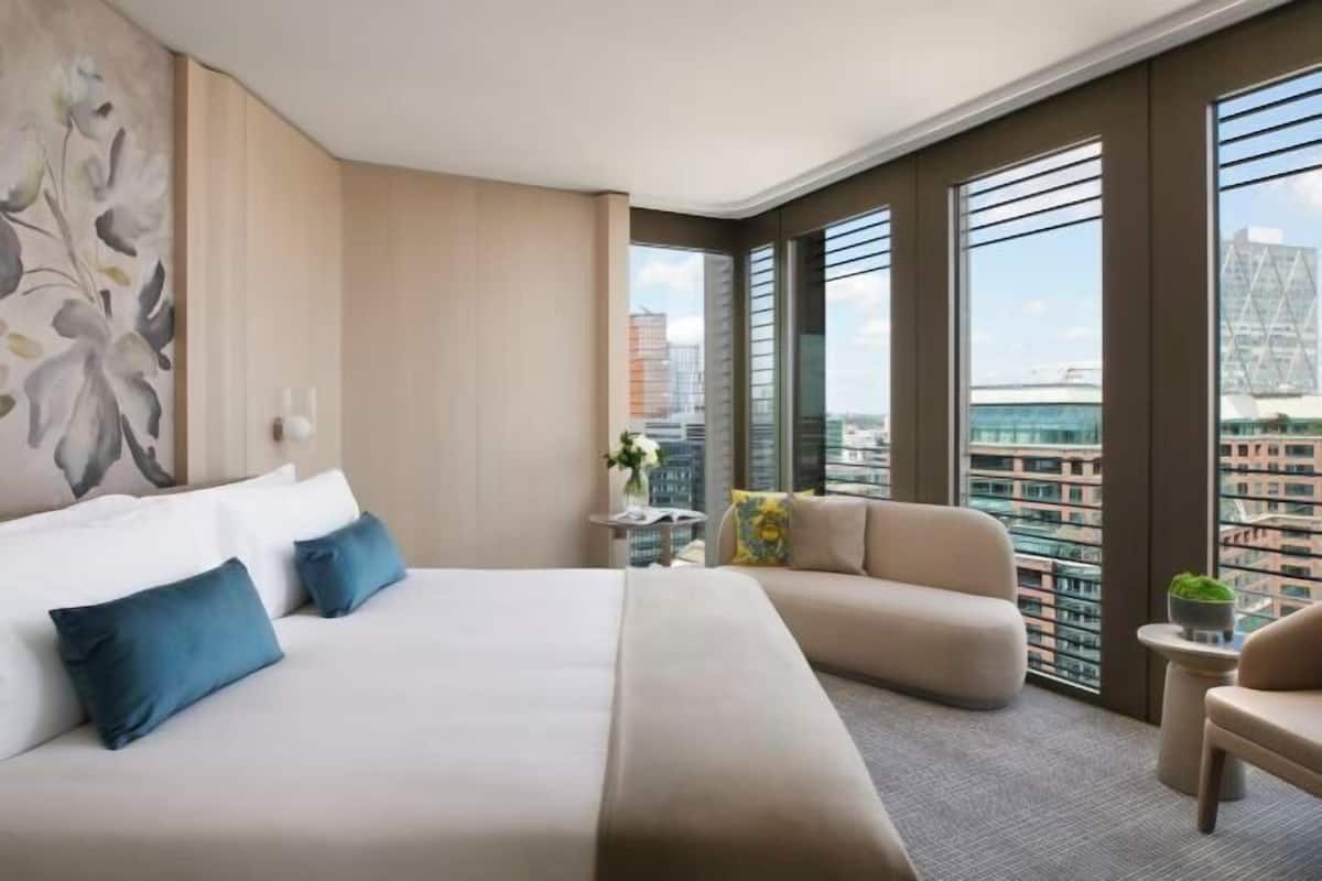 Hypo-allergenic bedding available, down comforters, minibar