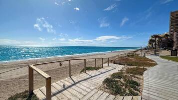 Beach nearby, beach towels
