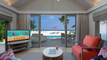 Beach Suite with Private Pool Villa | Living area
