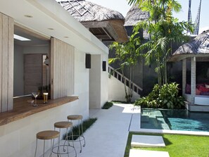 Villa, 3 Bedrooms | Private kitchen | Full-size fridge, microwave, oven, stovetop - Villa Adasa (Seminyak)