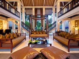 Villa, 6 Bedrooms | Living room | 42-inch LED TV with satellite channels, TV, DVD player