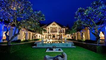 Front of property – evening/night