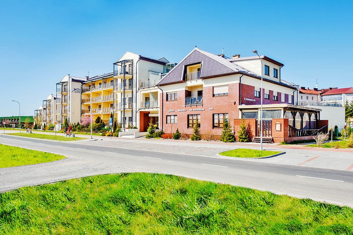 Majoituspaikan julkisivu