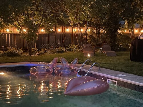 Walk to Downtown | Saltwater Pool + 5BR