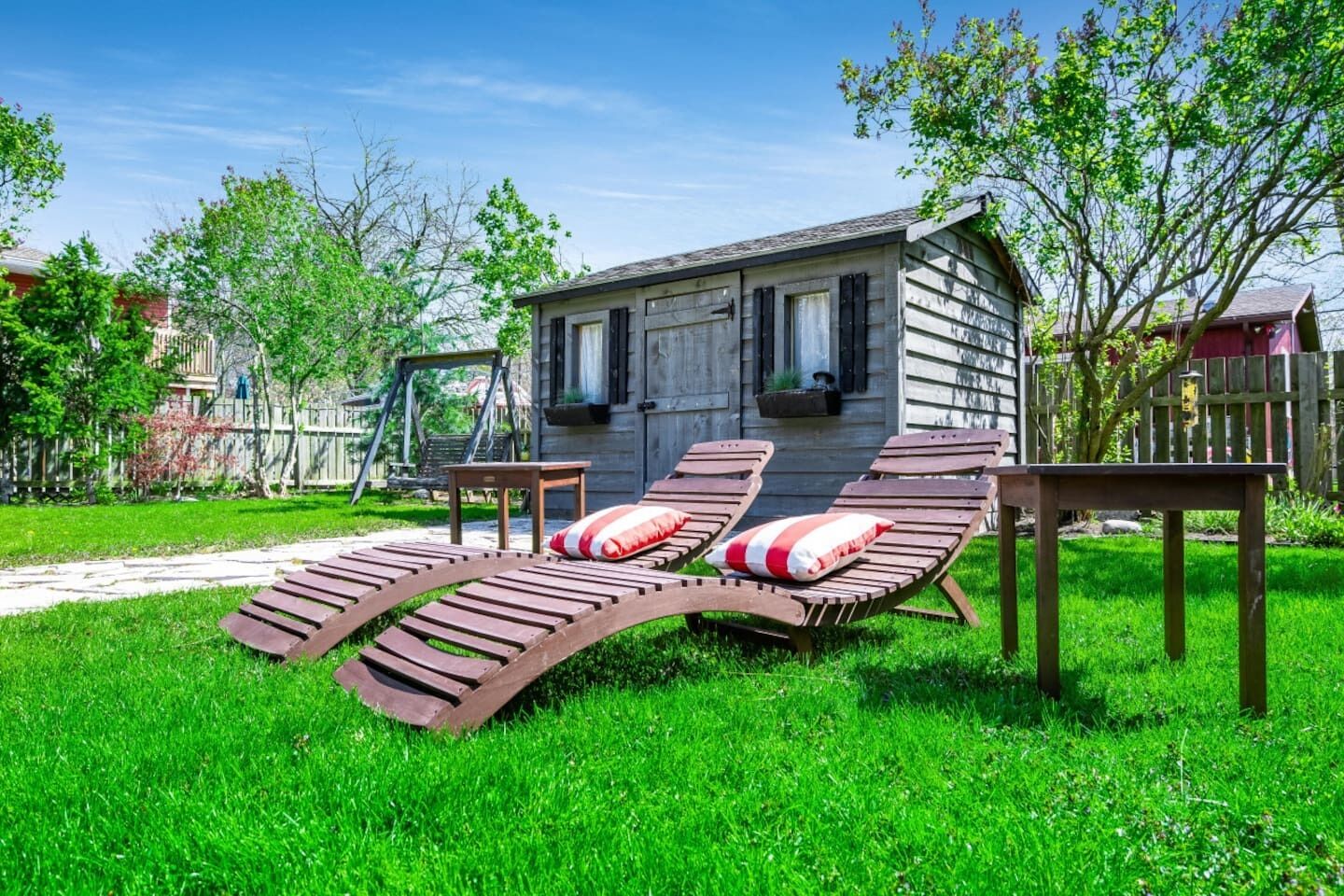 Overnattingsstedets uteområder