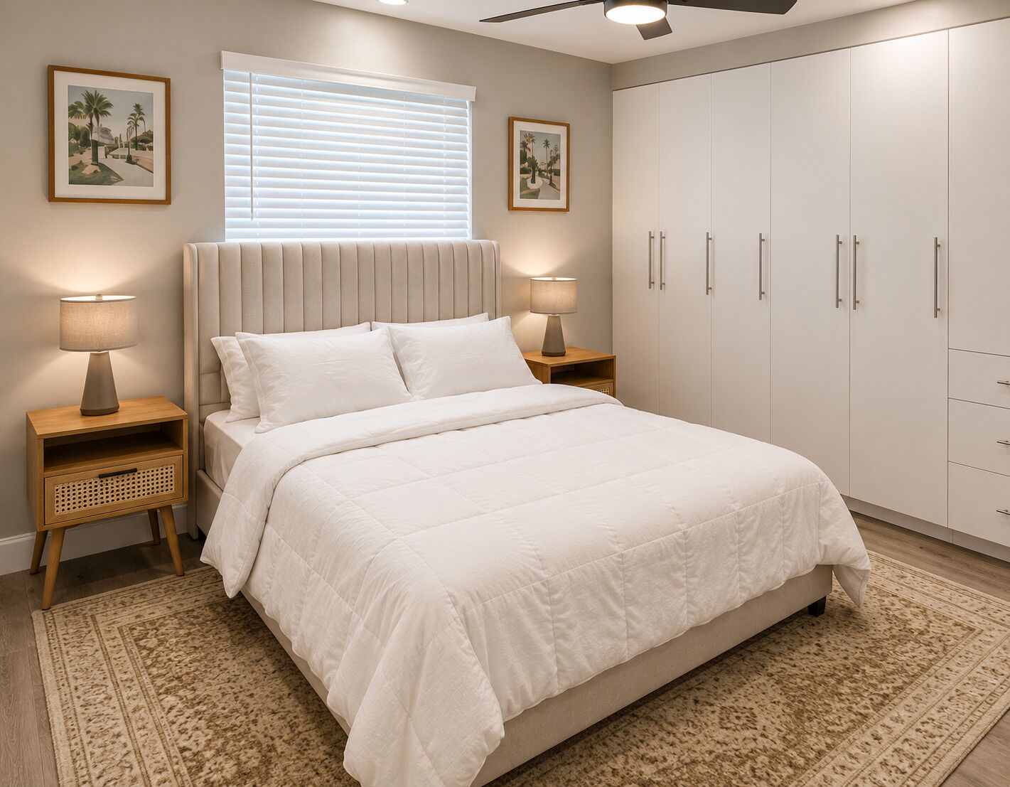 4 habitaciones, tabla de planchar con plancha y wifi gratis 