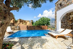 Terrace/patio - Minos Country Living Apartments (Kantanos-Selino)
