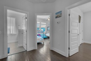 4 bedrooms, iron/ironing board, travel cot, free WiFi