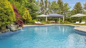 AuĂenpool, beheizter Pool