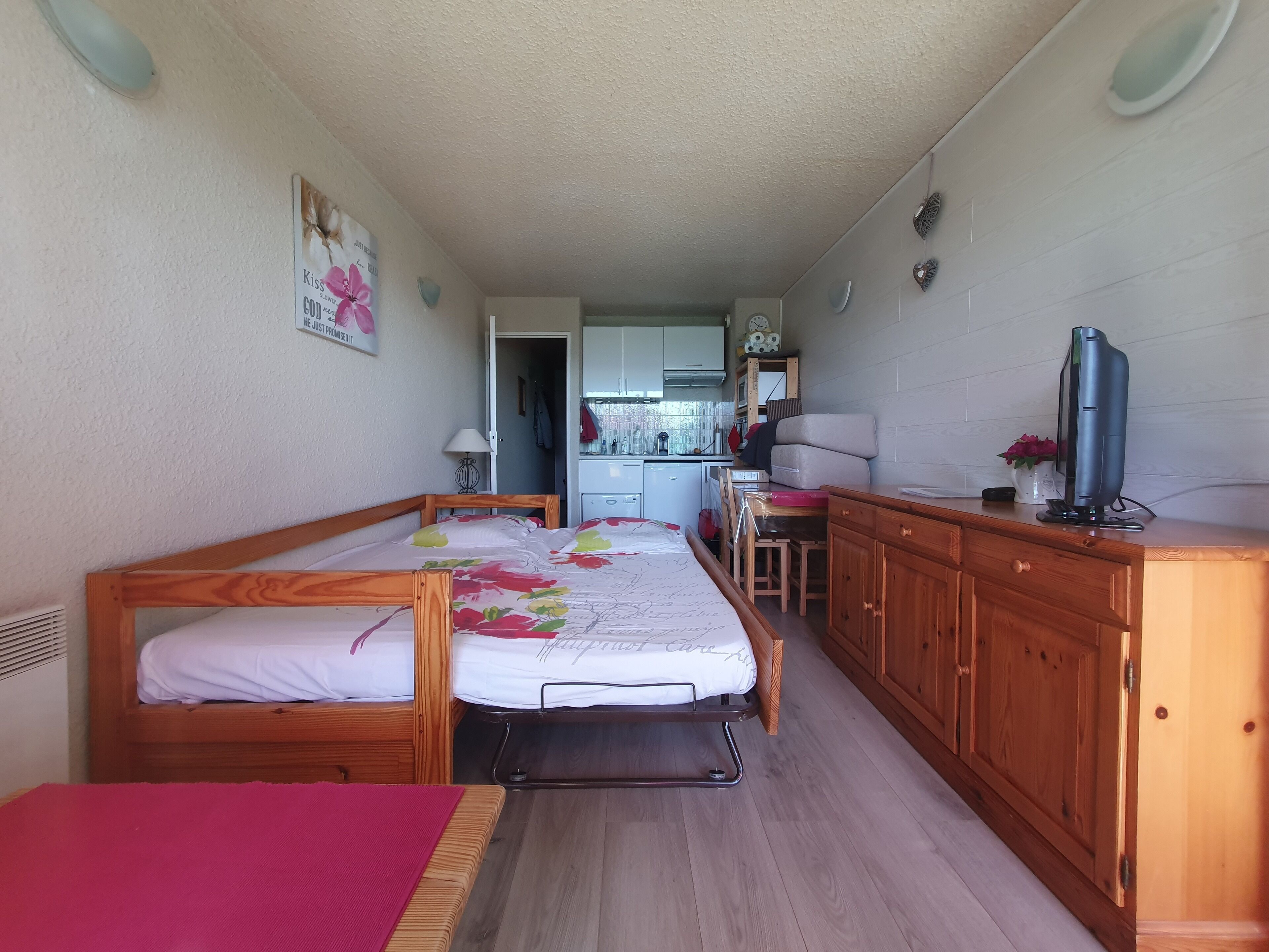Praloup 1600 - studio 25m² in ARRIBAU copro equipped with every comfort for 4 people.