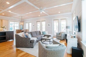 TV - Cottages of Romar 13 | 50 Steps to Beach Boardwalk! Amazing Home! Pool! (Orange Beach)