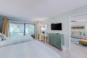 2 bedrooms, iron/ironing board, Internet, bed sheets