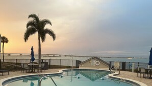 屋外プール、温水プール