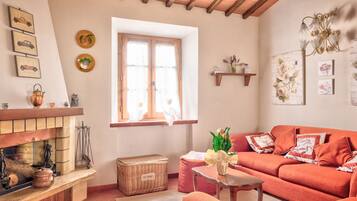 TV connectée, cheminée