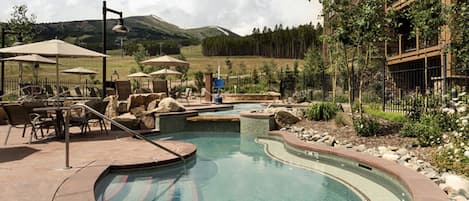 Innenpool, Außenpool