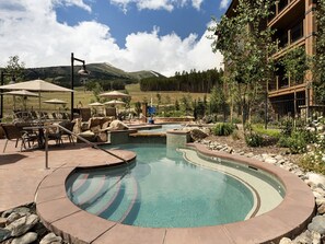 Indoor pool, outdoor pool