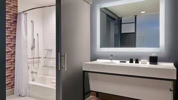 Regadera, regadera con hidromasaje, amenidades de baño gratuitas