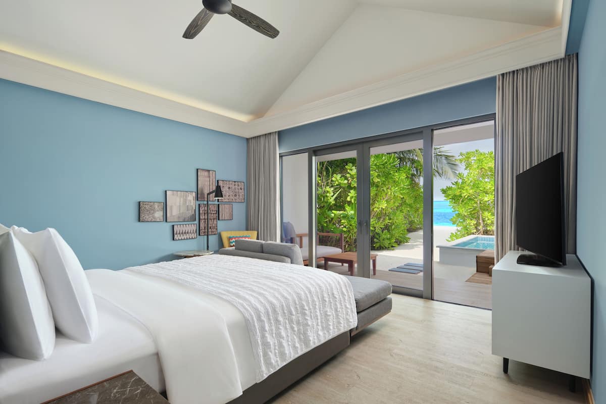 Villa, 1 Schlafzimmer, eigener Pool | Allergikerbettwaren, Daunenbettdecken, Zimmersafe, Schreibtisch