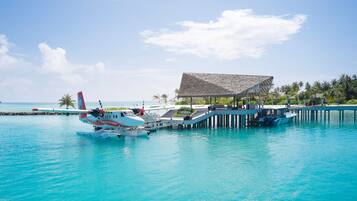 Façana frontal de l'allotjament